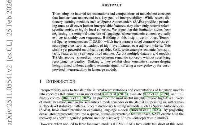 Temporal Sparse Autoencoders: Leveraging the Sequential Nature of Language for Interpretability